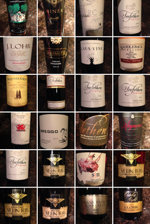 My wine collection (grid format).