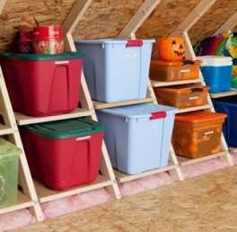 Storage bin solutions for all of your holiday needs by AtticMaxx