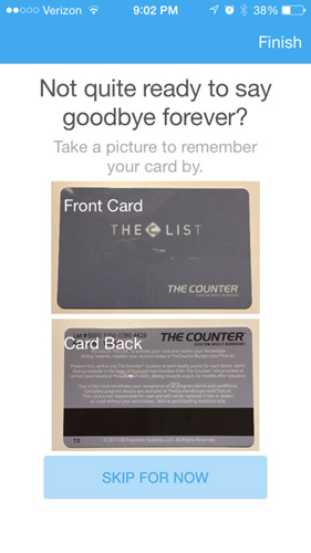 The Counter Card