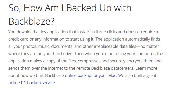 How Am I Backed Up with BackBlaze?