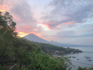 Sunset View from Blue Earth in Amed, Bali