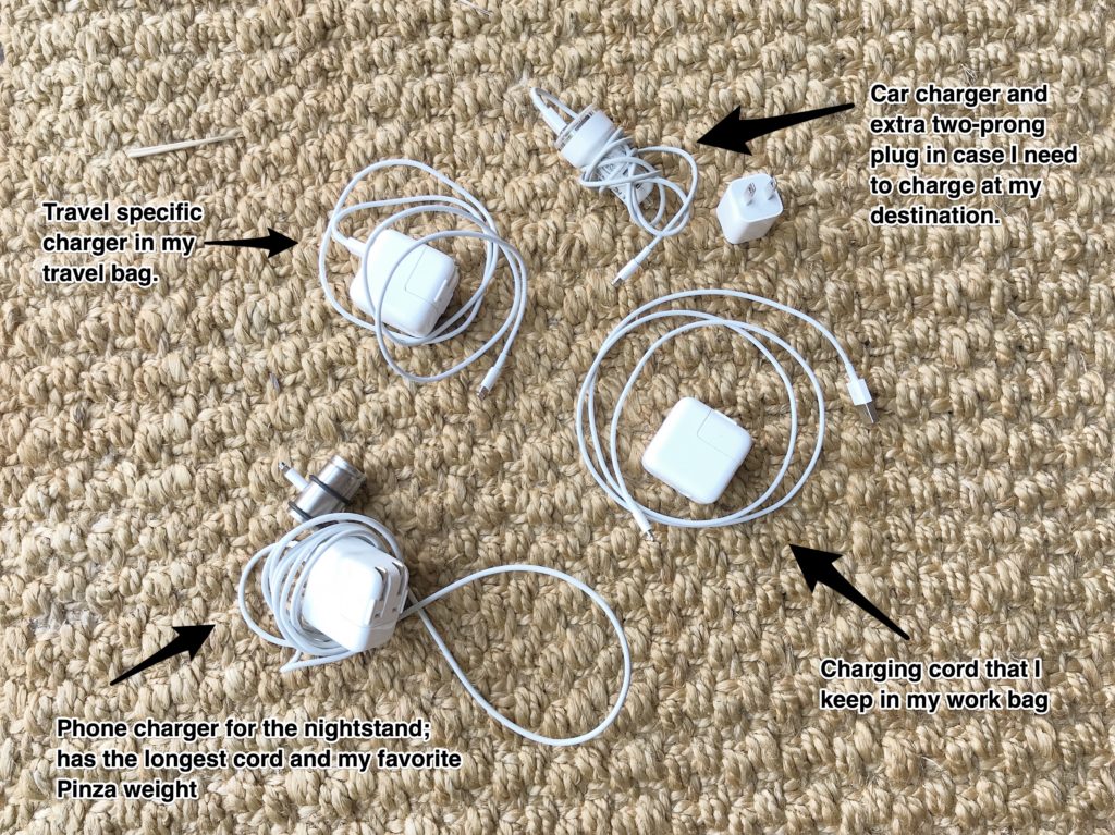 Yes, I have 5 different iphone charging cables - because I've left so many behind.