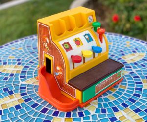 Fisher Price Cash Register Toy from the 1980s