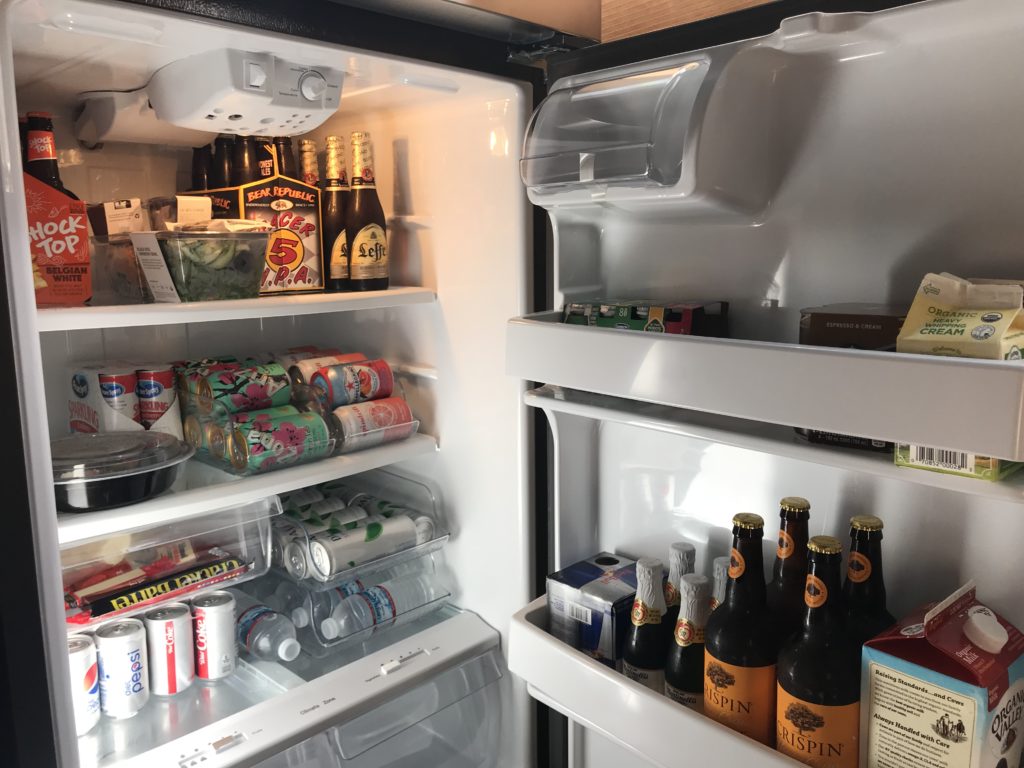 LMOI organized this office fridge in the summer of 2018, post relocation.