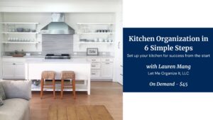 Kitchen Organization